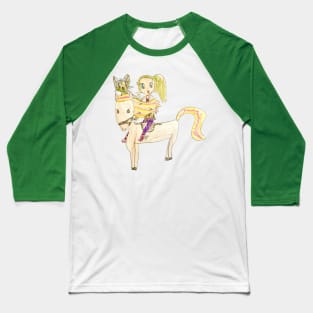 Horseback Ridin'! YeeHaw Baseball T-Shirt